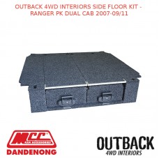 OUTBACK 4WD INTERIORS SIDE FLOOR KIT - RANGER PK DUAL CAB 2007-09/11